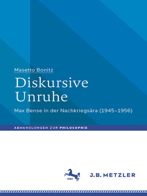 cover image of Diskursive Unruhe